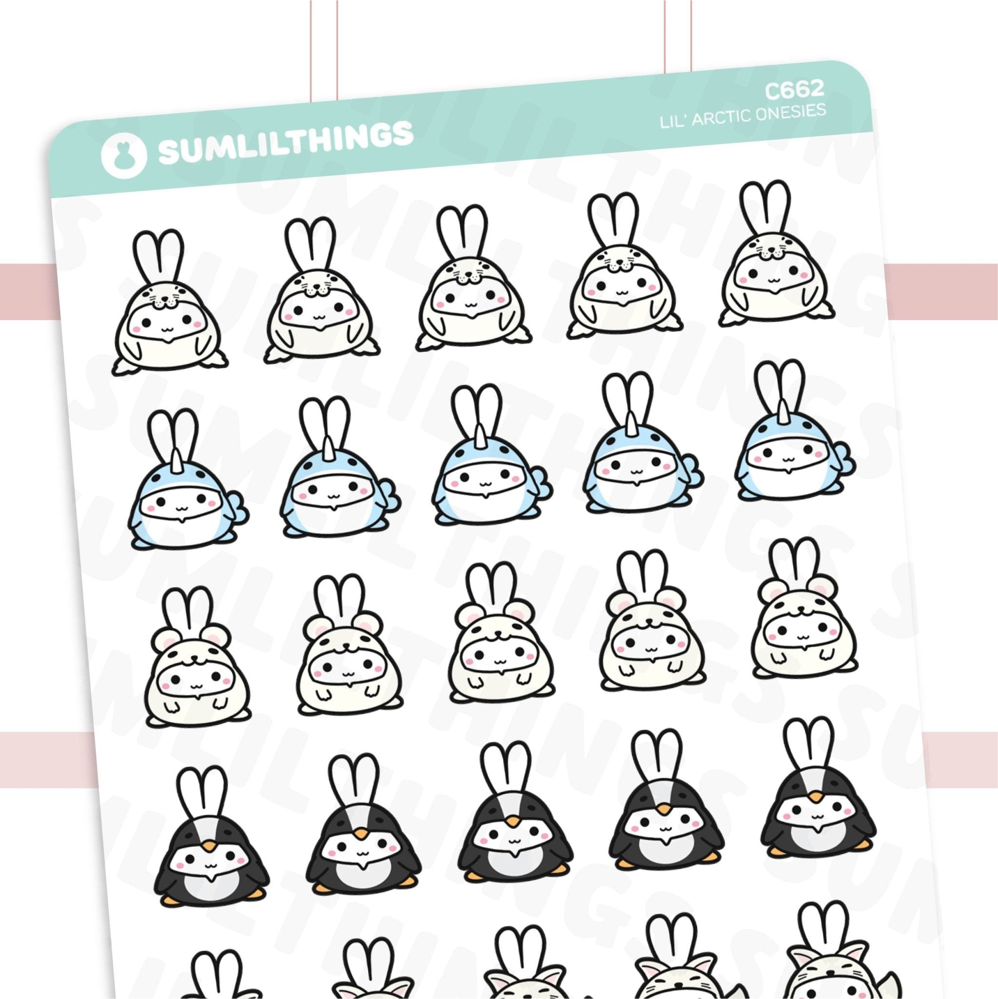 Lil' Arctic Onesies Stickers - SumLilThings