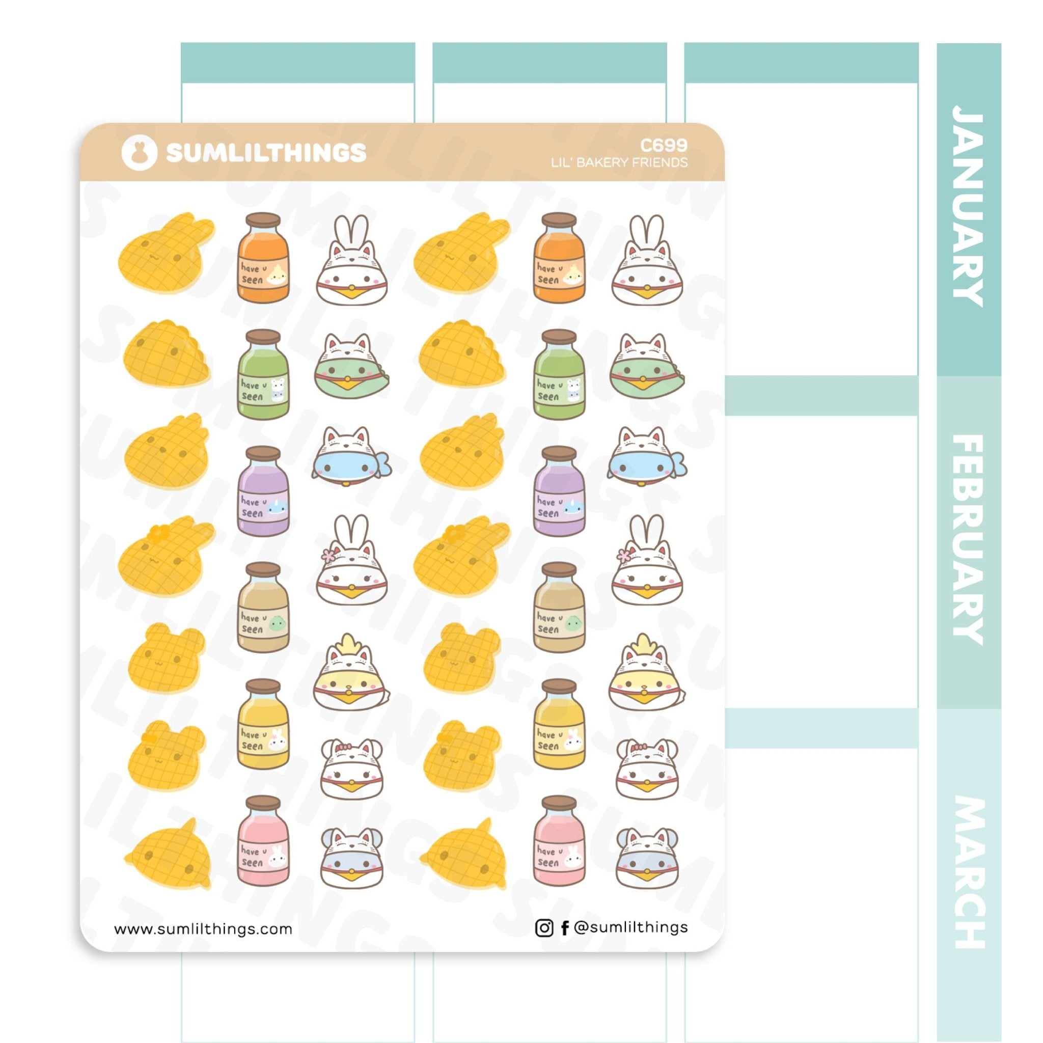 Lil' Bakery Friends - SumLilThings