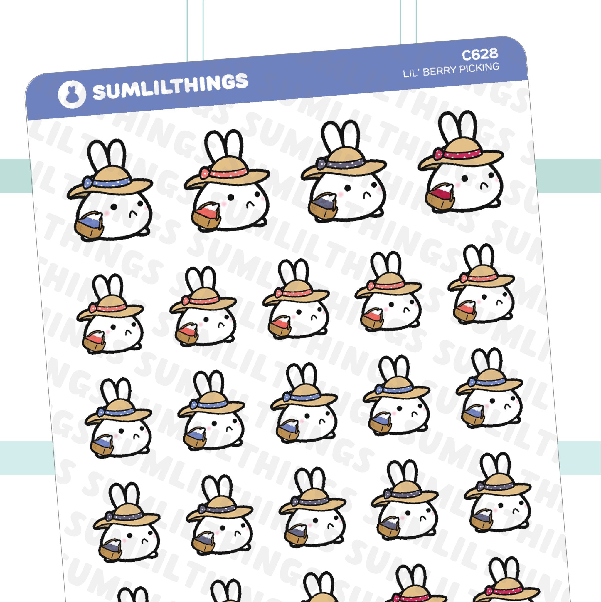 Lil' Berry Picking Stickers - SumLilThings