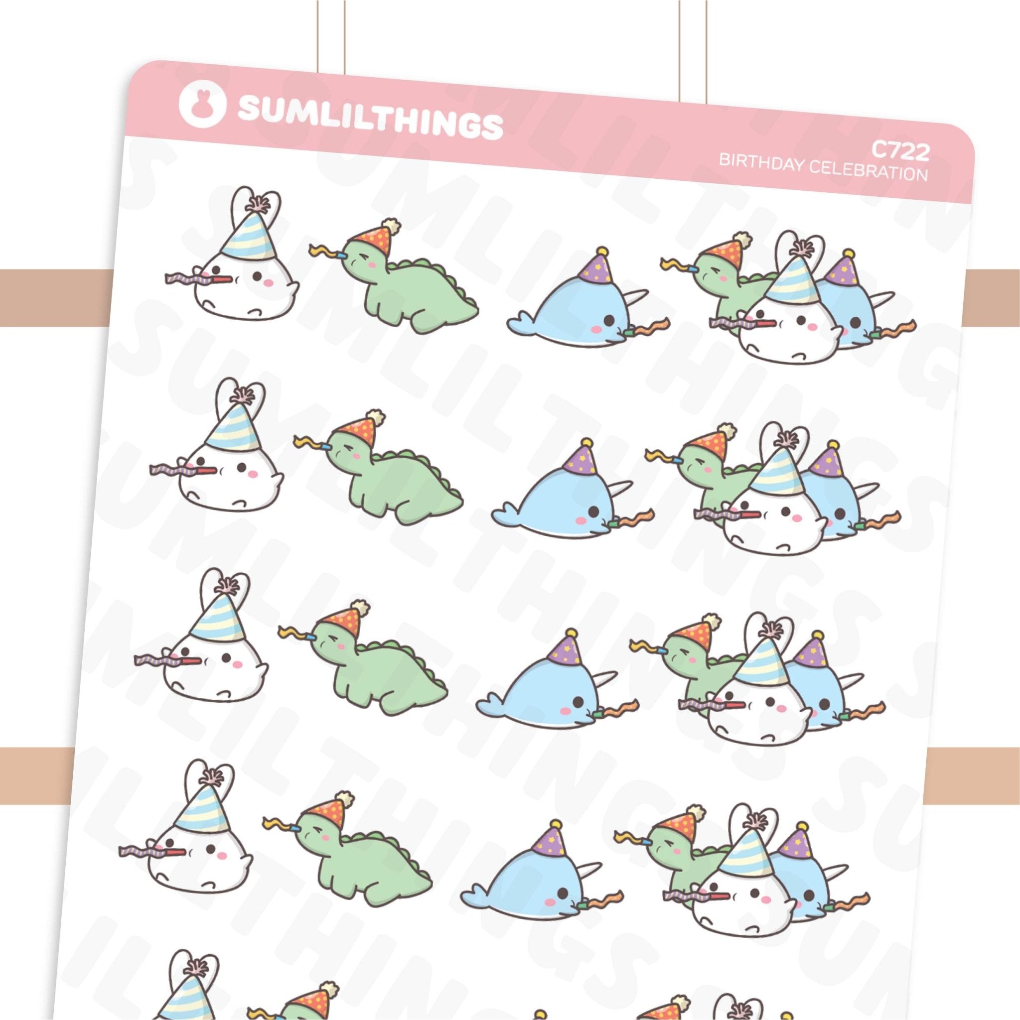 Lil' Birthday Celebration Stickers - SumLilThings