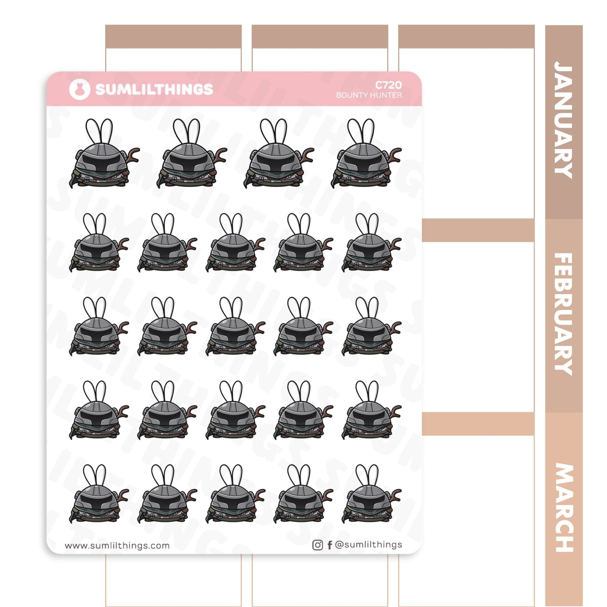 Lil' Bounty Hunter Stickers - SumLilThings