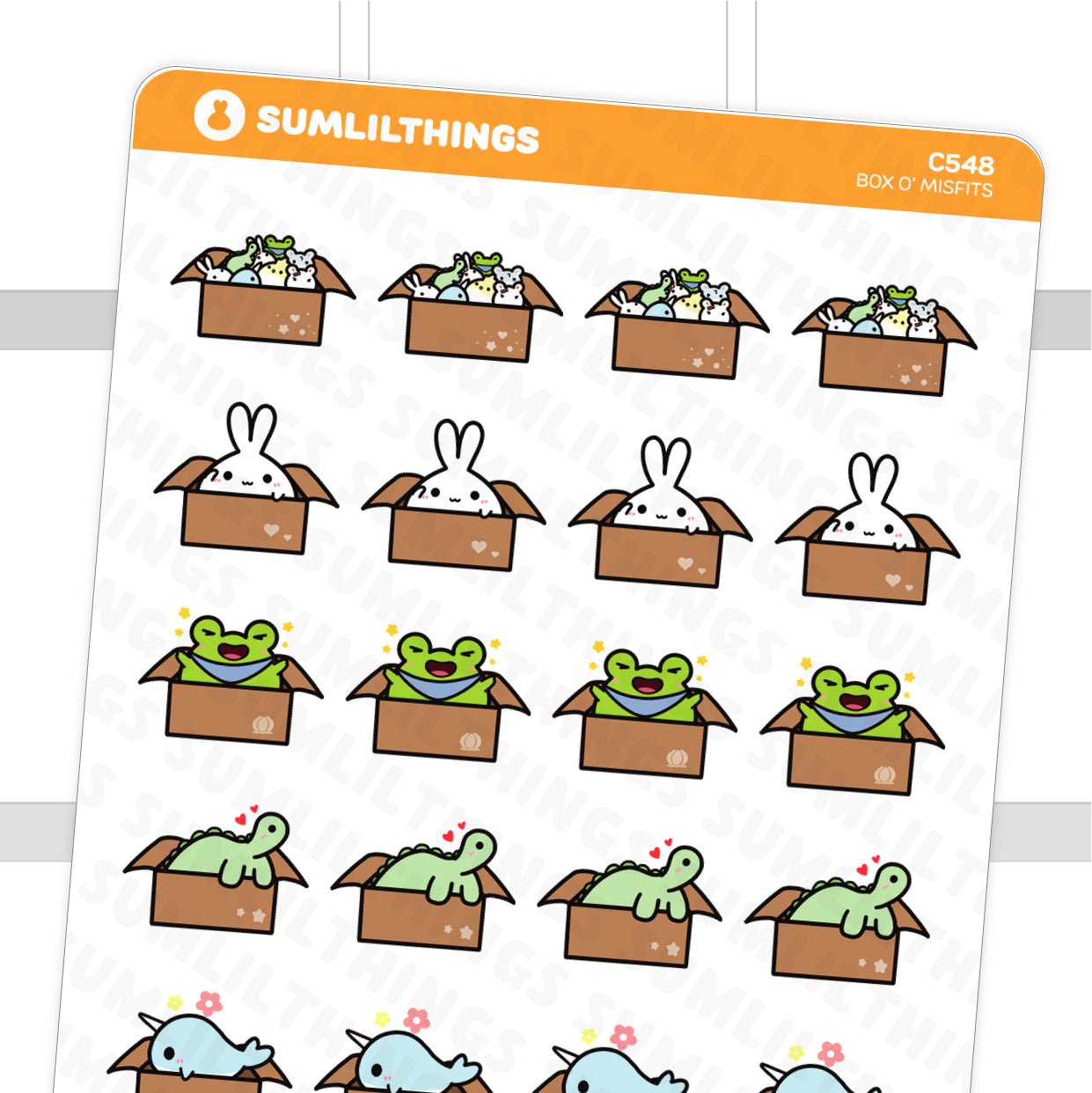 Lil' Box of Misfits Stickers - SumLilThings