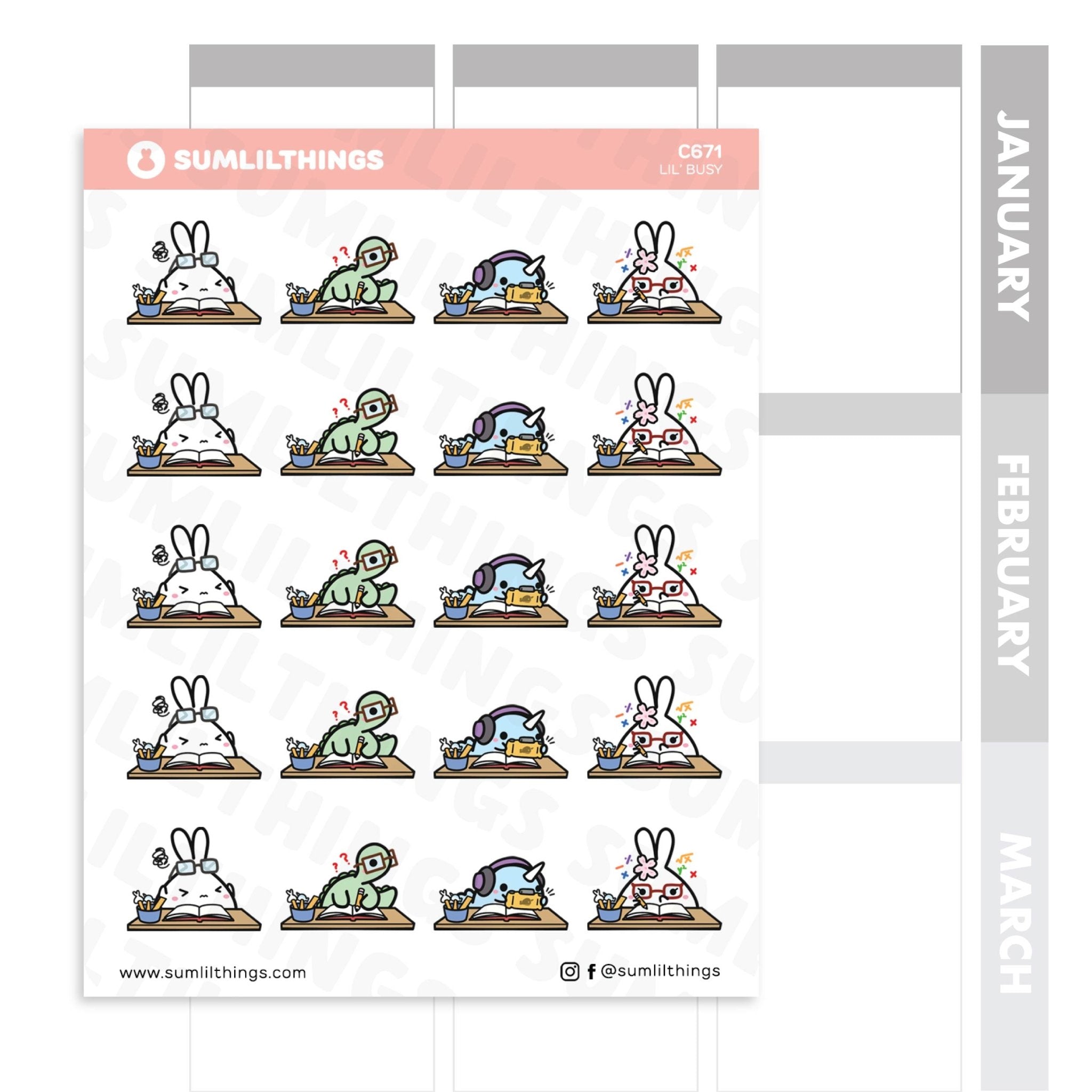 Lil' Busy Stickers - SumLilThings