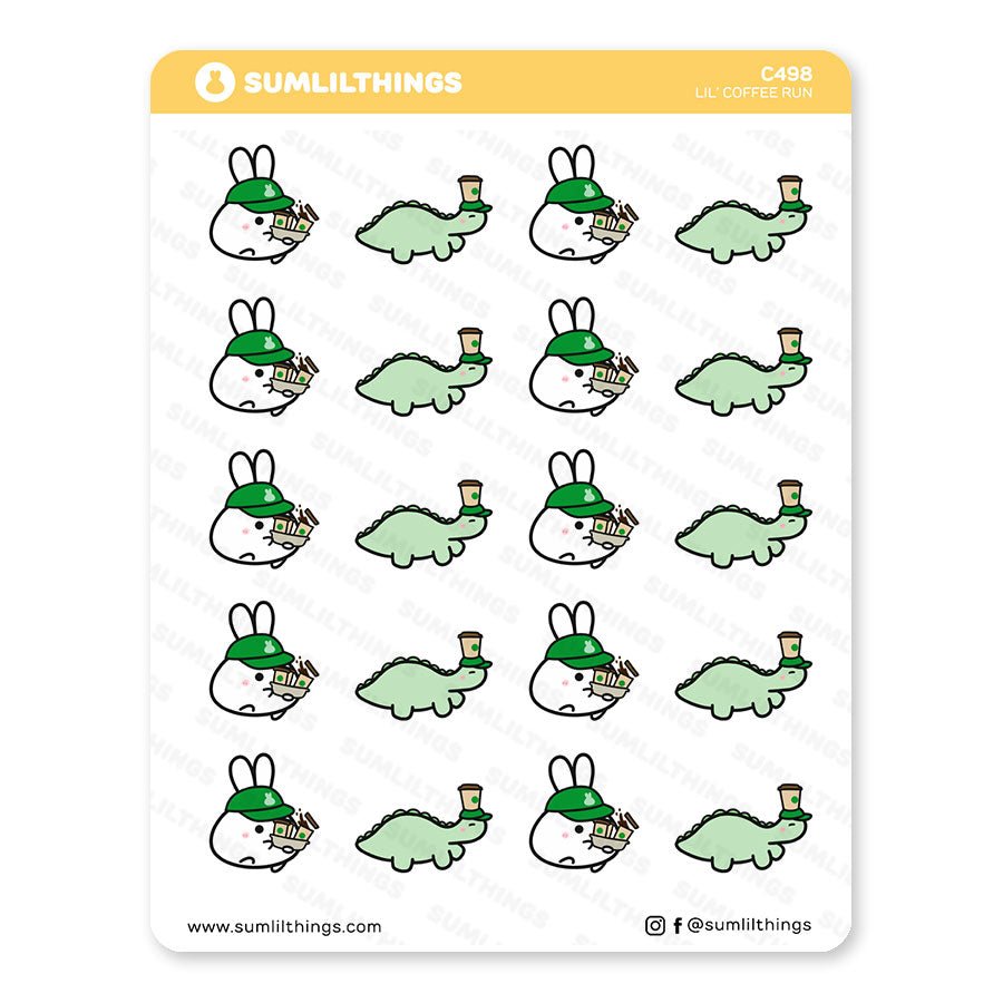 Lil' Coffee Run Stickers - SumLilThings