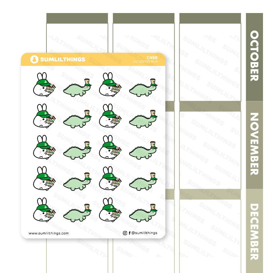 Lil' Coffee Run Stickers - SumLilThings