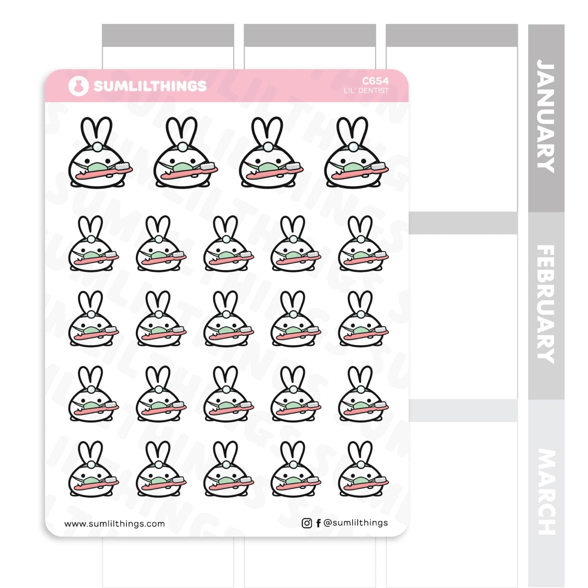 Lil' Dentist Stickers - SumLilThings