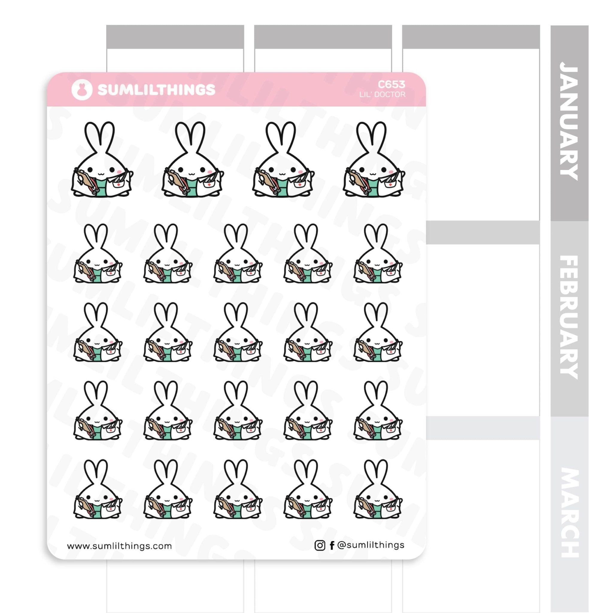 Lil' Doctor Stickers - SumLilThings