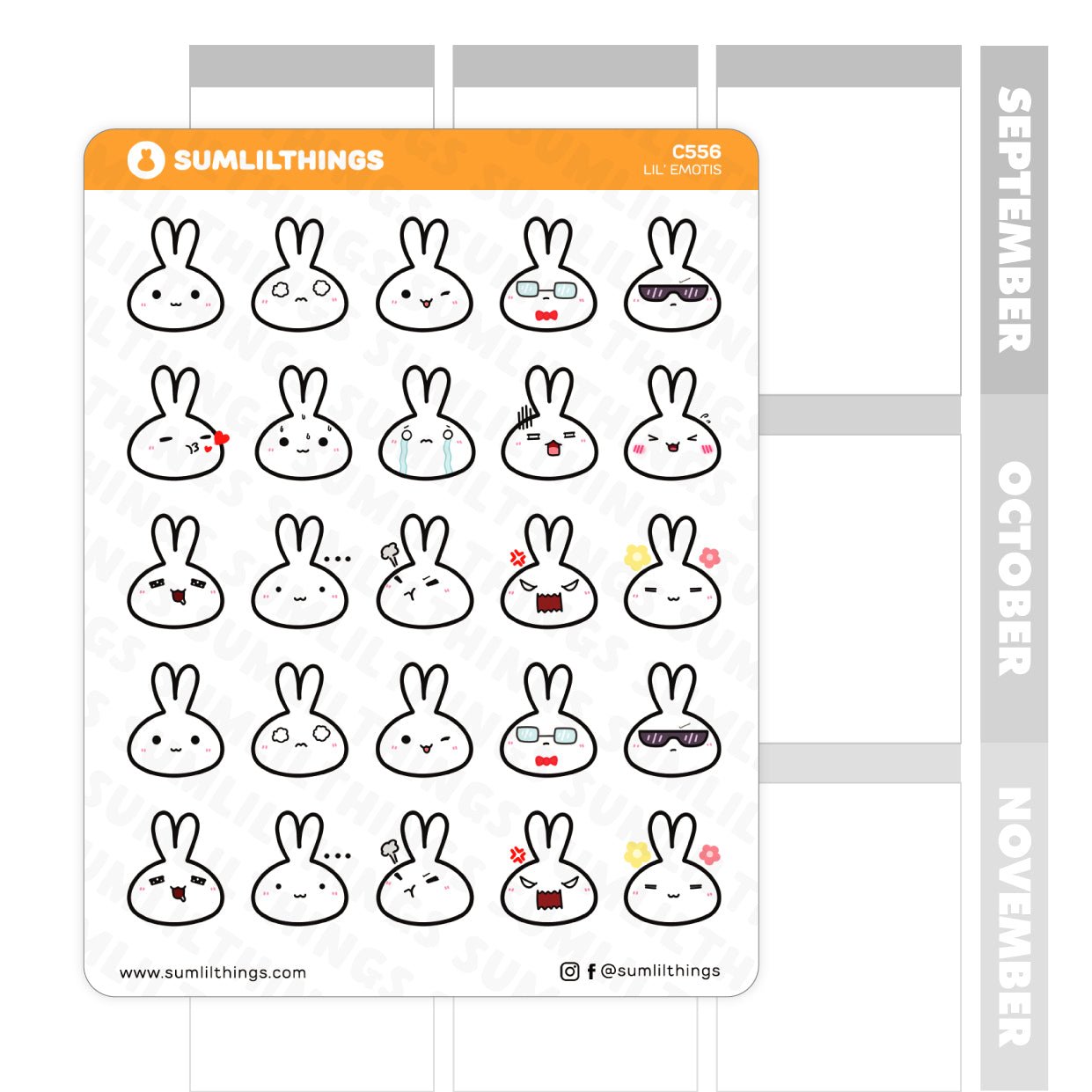 Lil' Emoti Stickers - SumLilThings