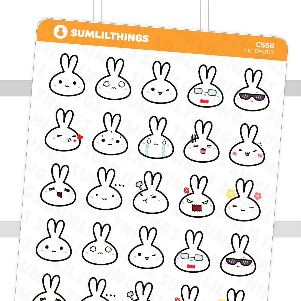 Lil' Emoti Stickers - SumLilThings