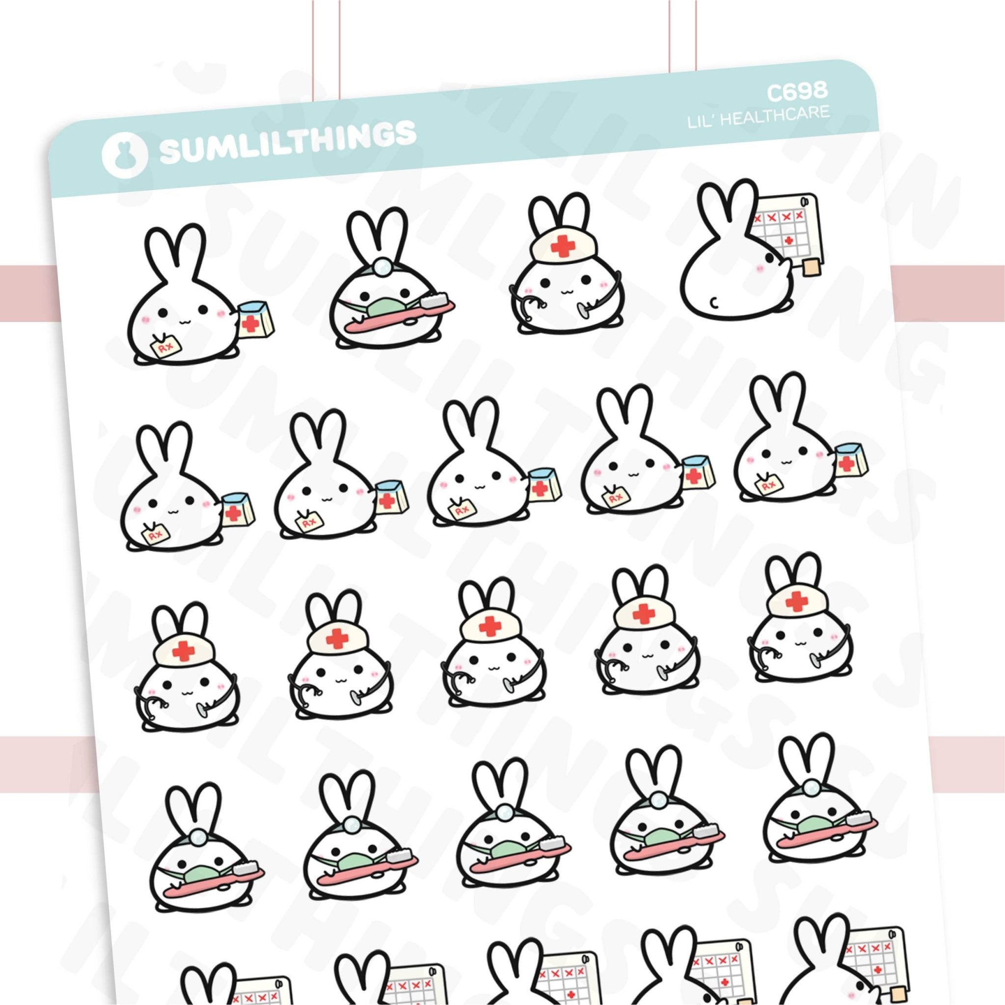 Lil' Healthcare Stickers - SumLilThings