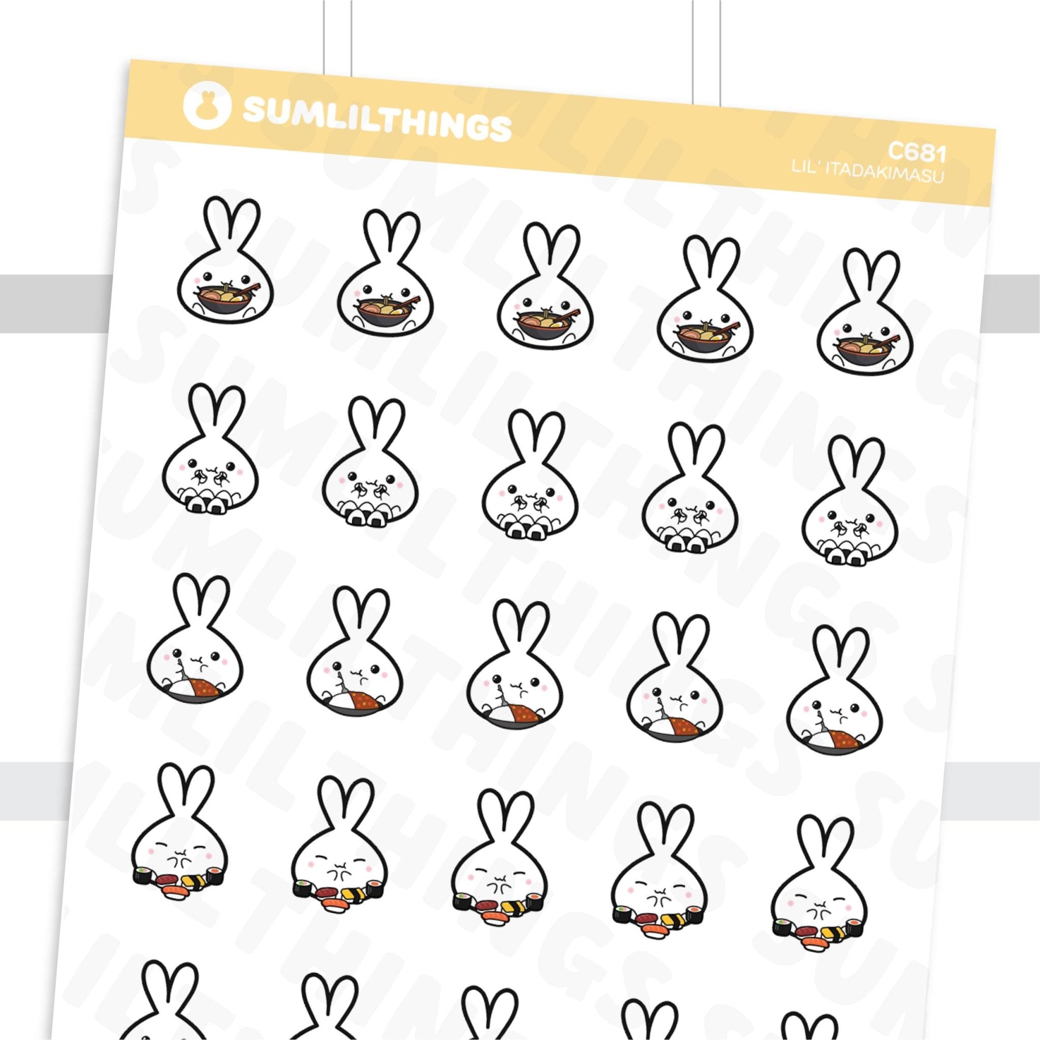 Lil' Japanese Food Stickers - SumLilThings