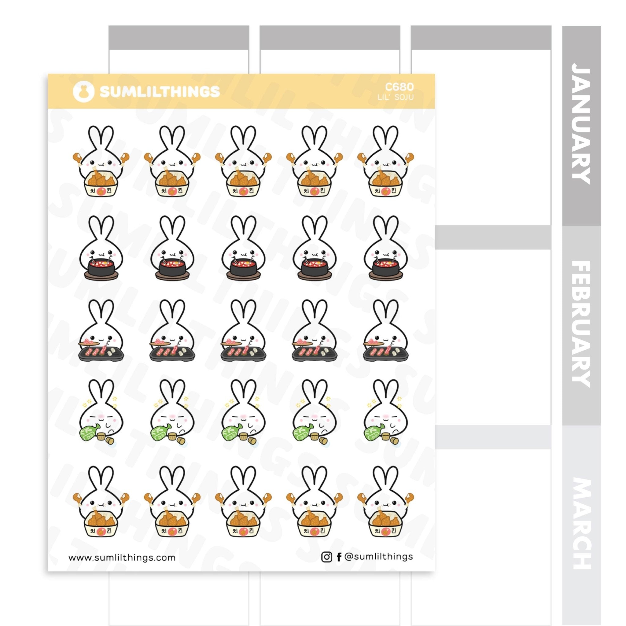 Lil' Korean Food Stickers - SumLilThings