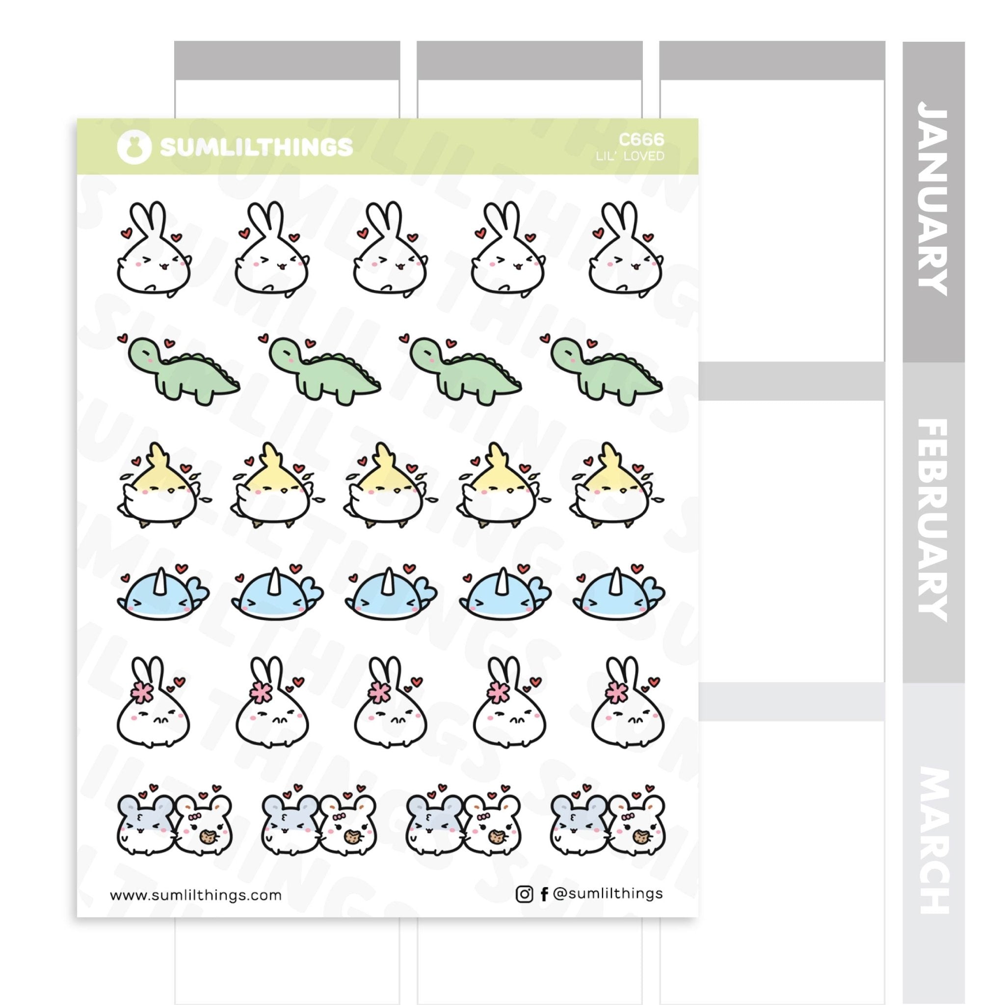 Lil' Loved Stickers - SumLilThings