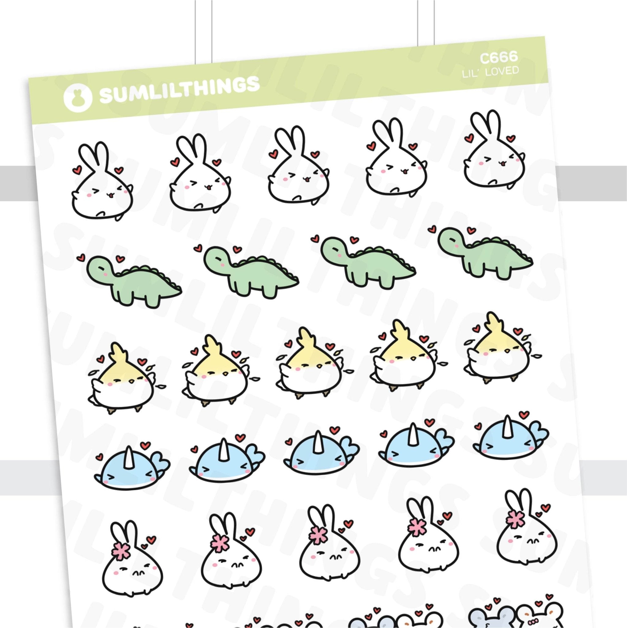 Lil' Loved Stickers - SumLilThings