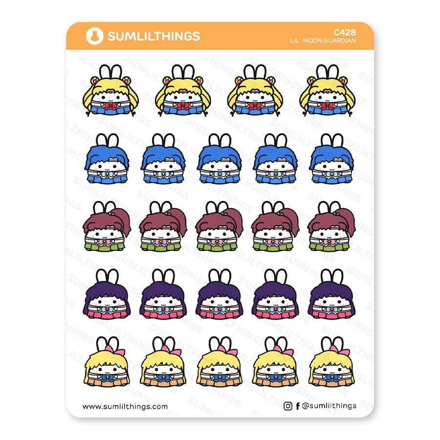 Lil' Moon Guardian Stickers - SumLilThings