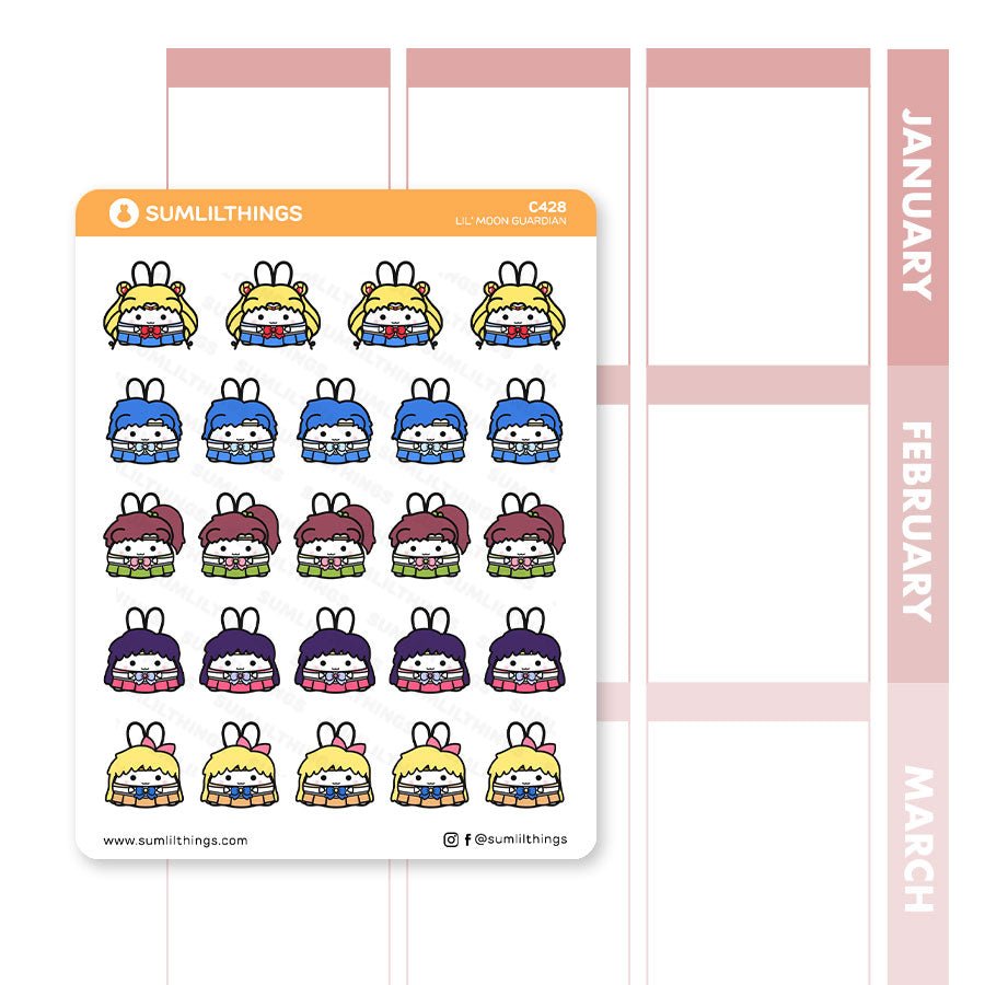 Lil' Moon Guardian Stickers - SumLilThings