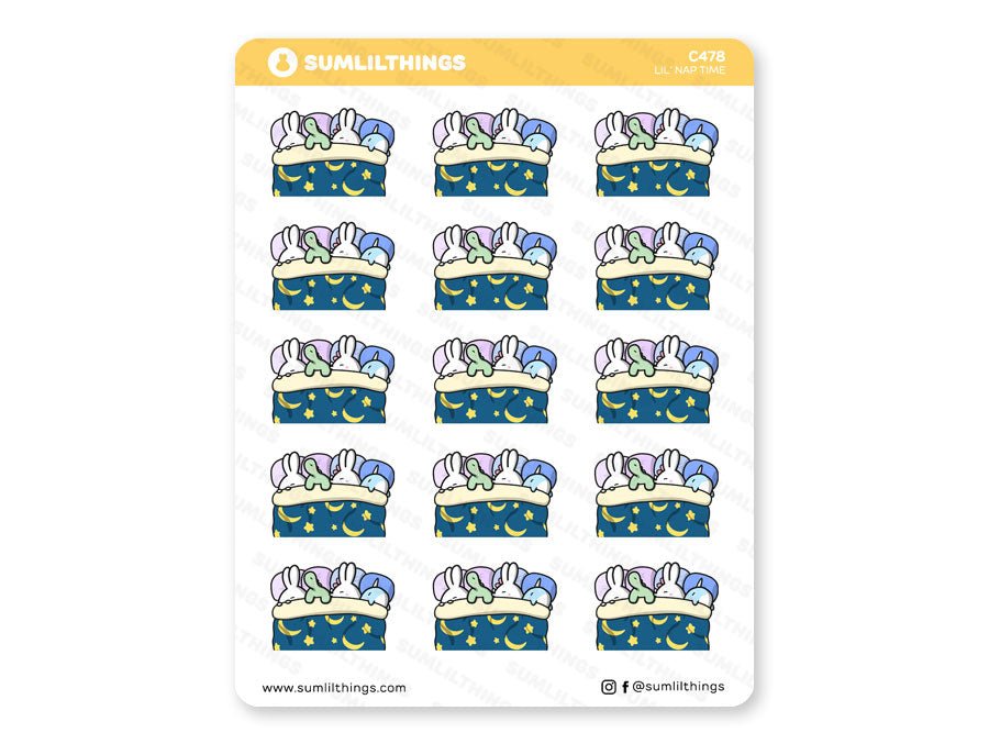 Lil' Nap Time Stickers - SumLilThings