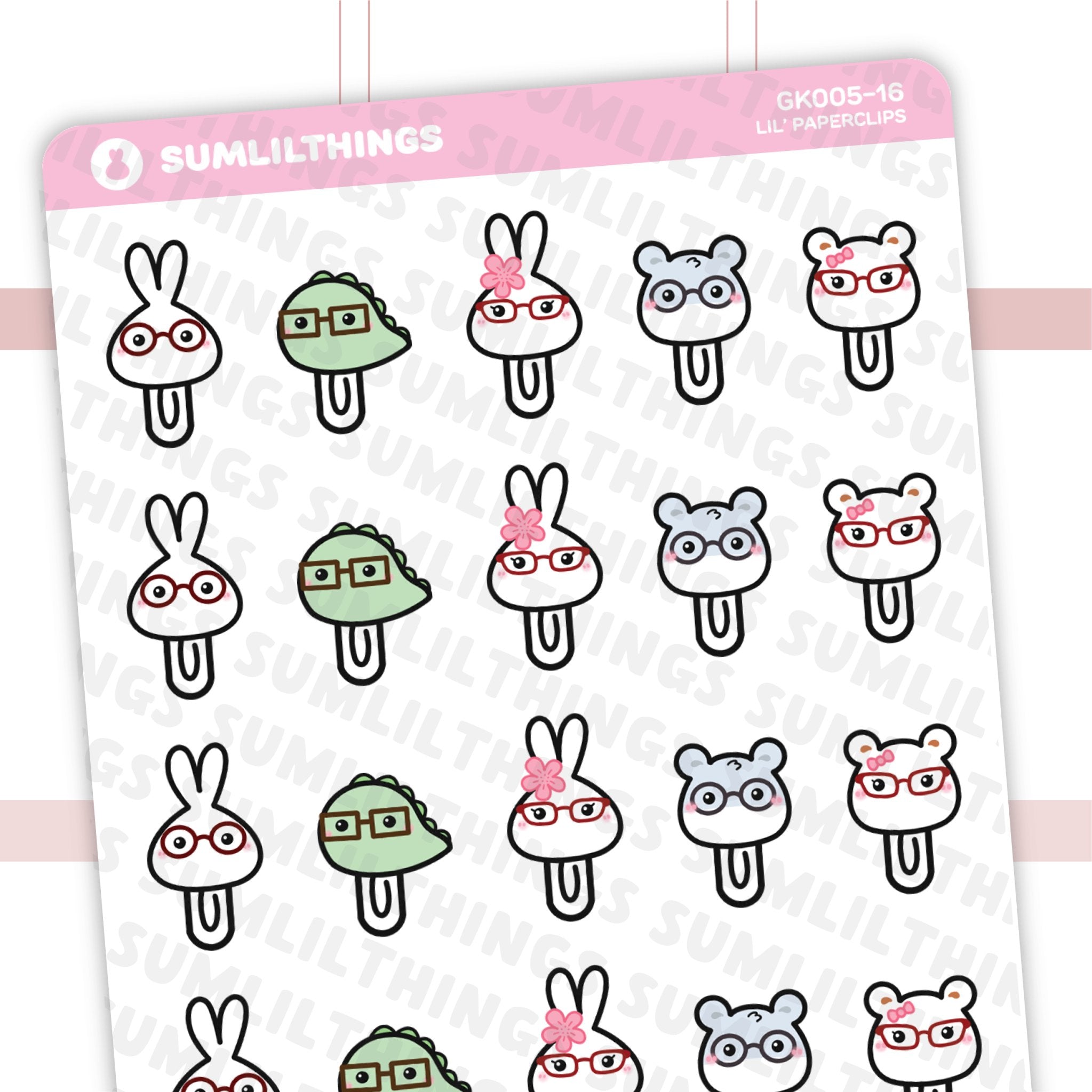 Lil' Paperclips Misfits Stickers - SumLilThings
