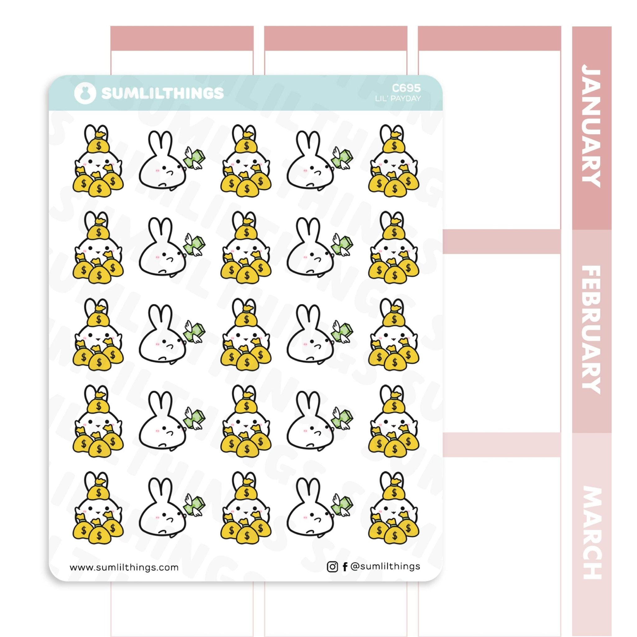 Lil' Payday Stickers - SumLilThings