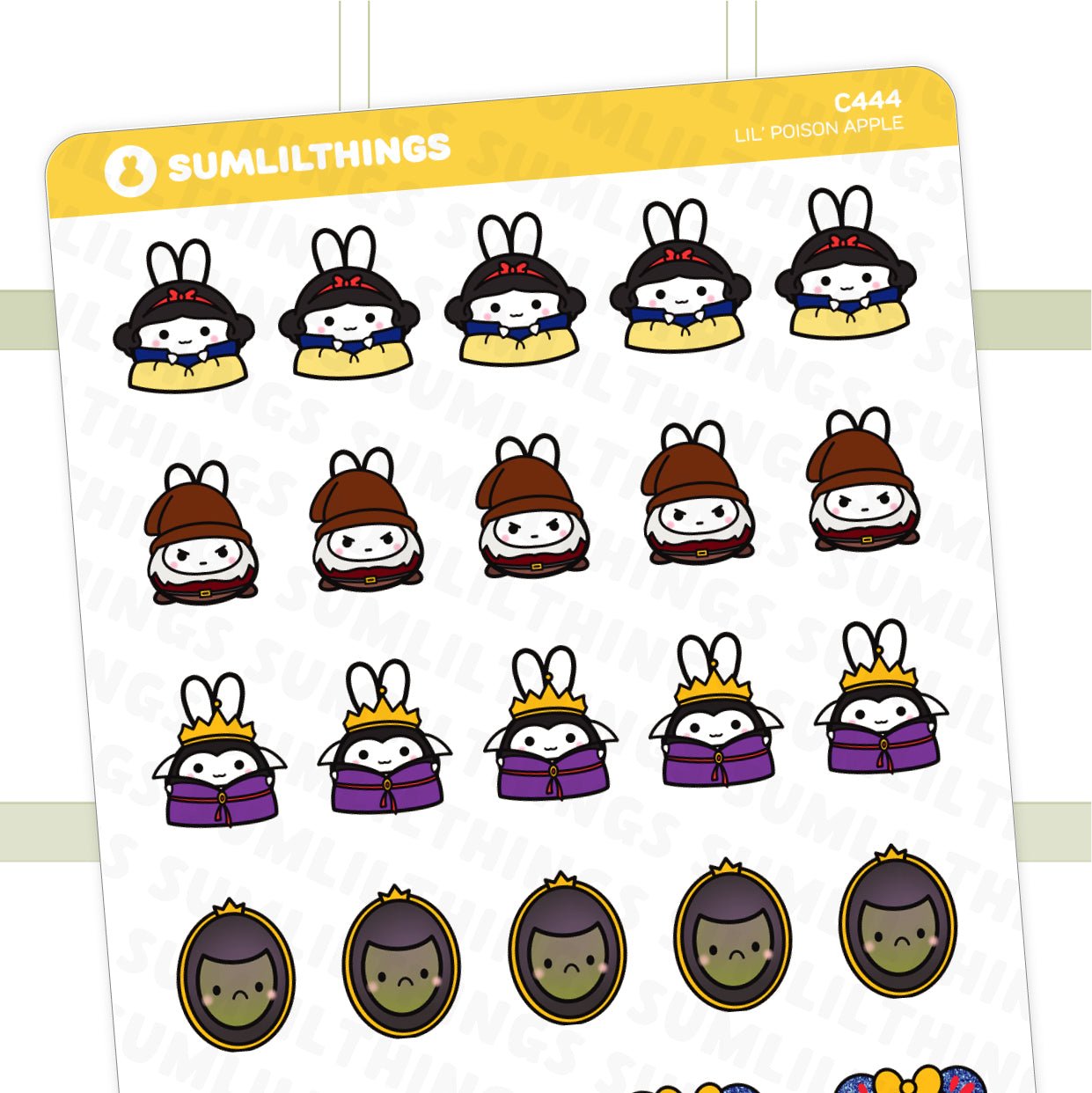 Lil' Poison Apple Stickers - SumLilThings