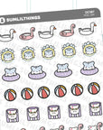 Lil' Pool Day Stickers - SumLilThings