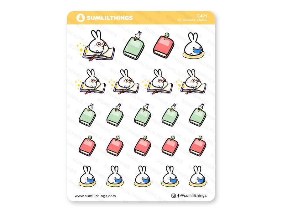 Lil' Reading Magic // Reading Stickers - SumLilThings