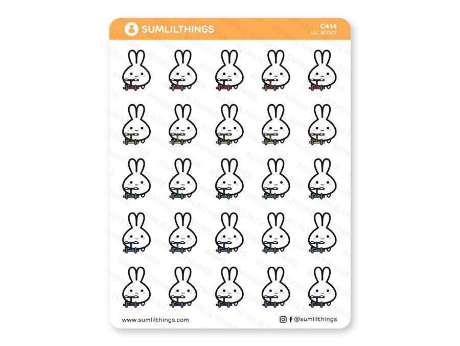 Lil' Scoot // Scooter Stickers - SumLilThings