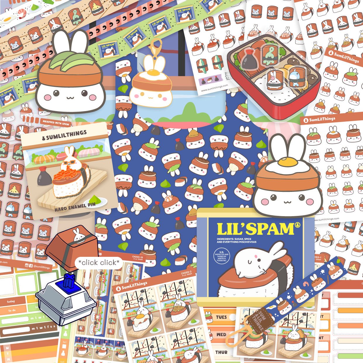 Lil' Spam Musubi Mega Pack (32 Items) - 30% OFF - SumLilThings