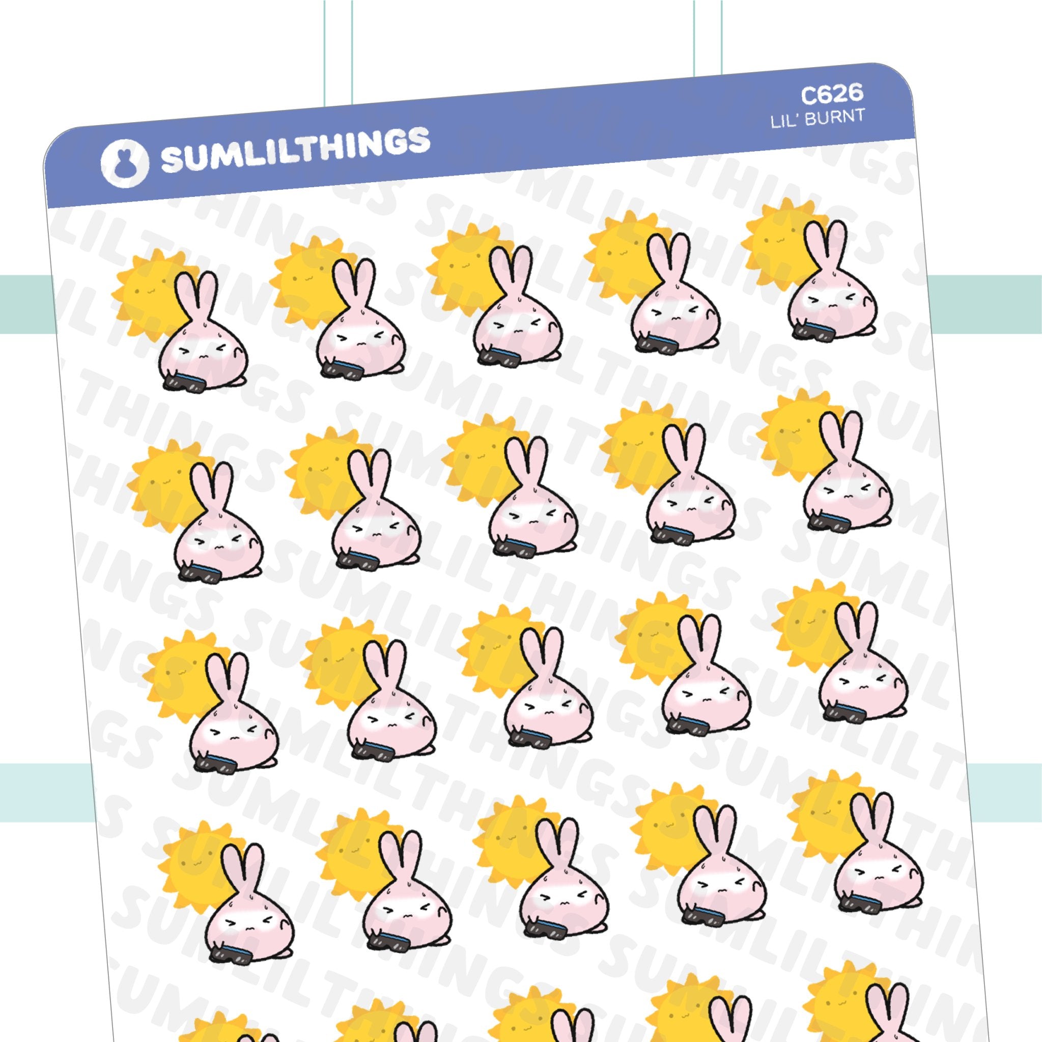 Lil' Sunburnt Stickers - SumLilThings