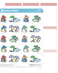Lil' Totoro March Stickers - SumLilThings
