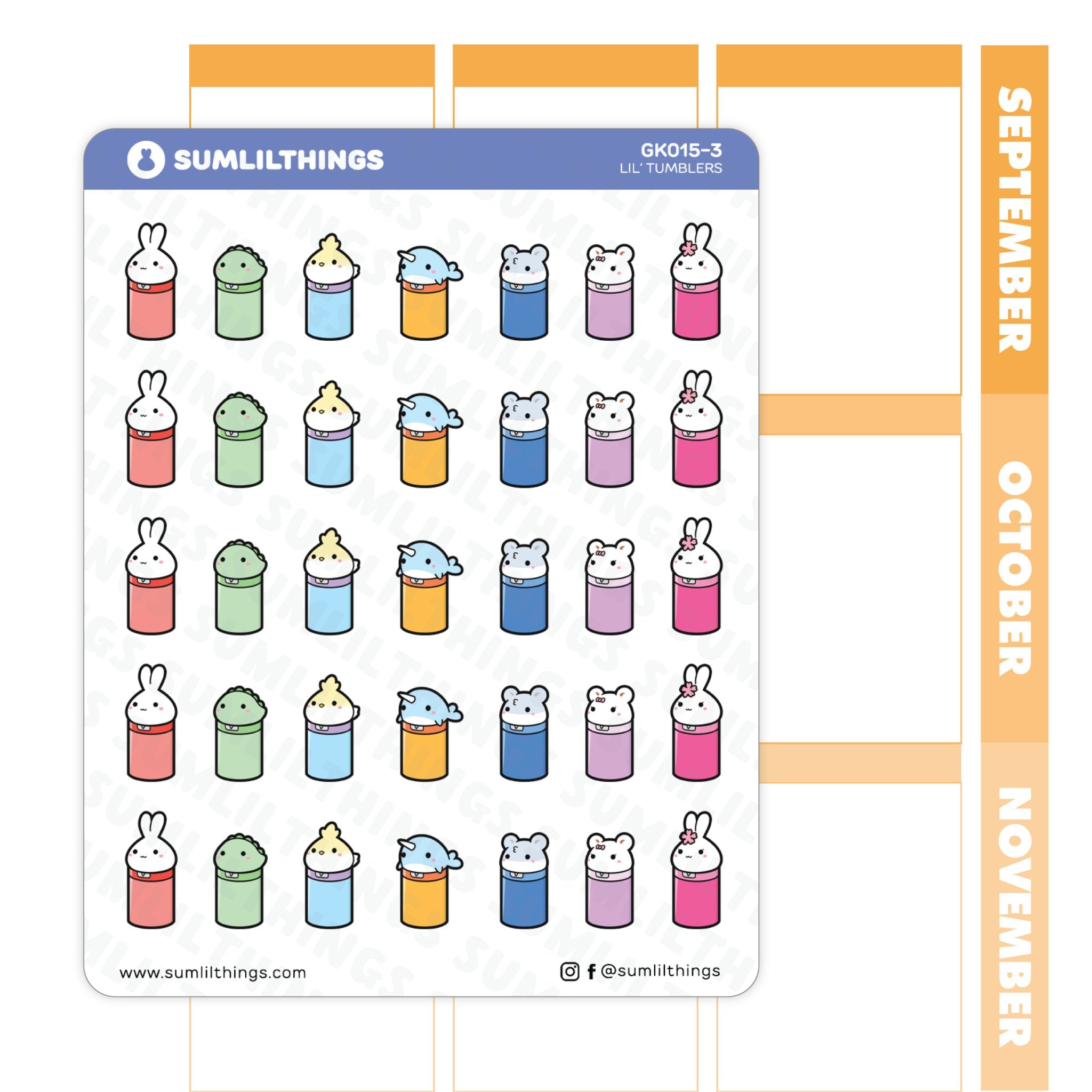 Lil' Tumblers Stickers - SumLilThings