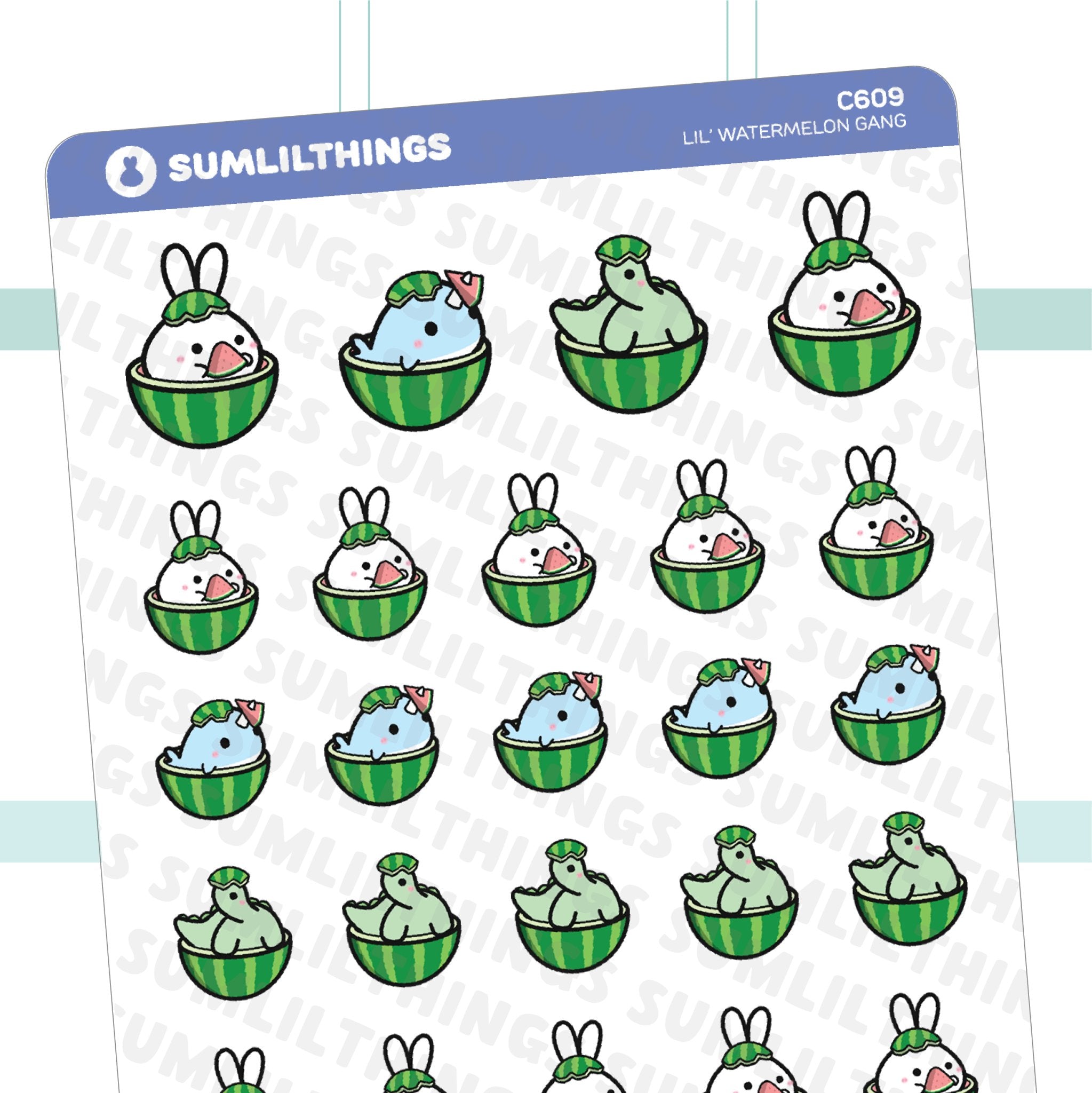 Lil' Watermelon Stickers - SumLilThings