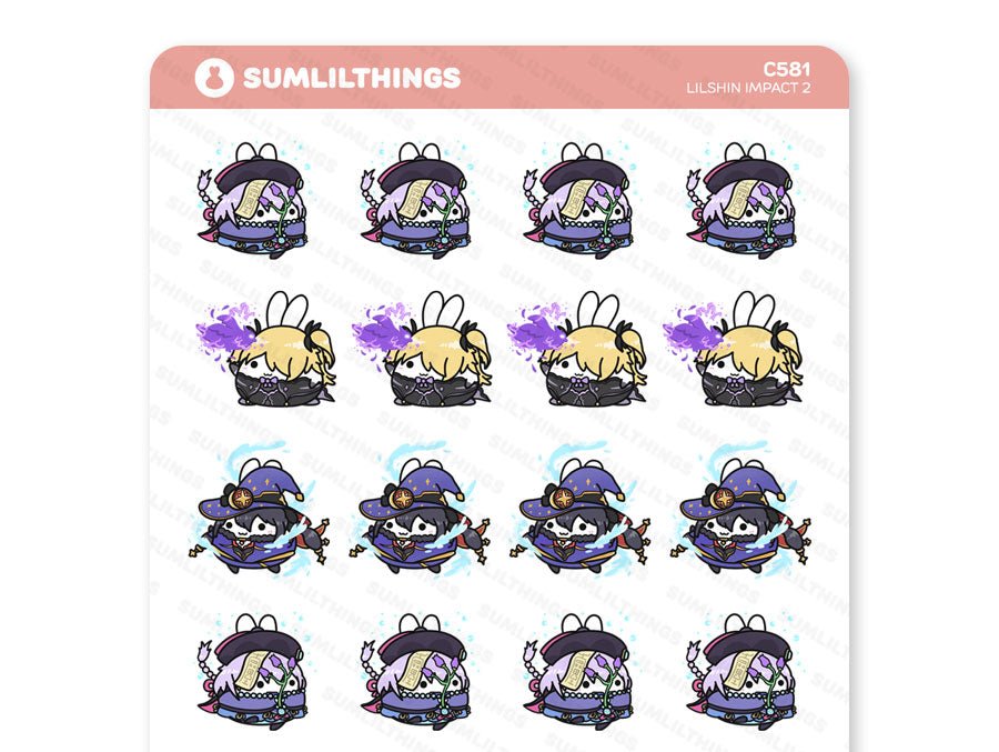 Lilshin Impact II Stickers - SumLilThings