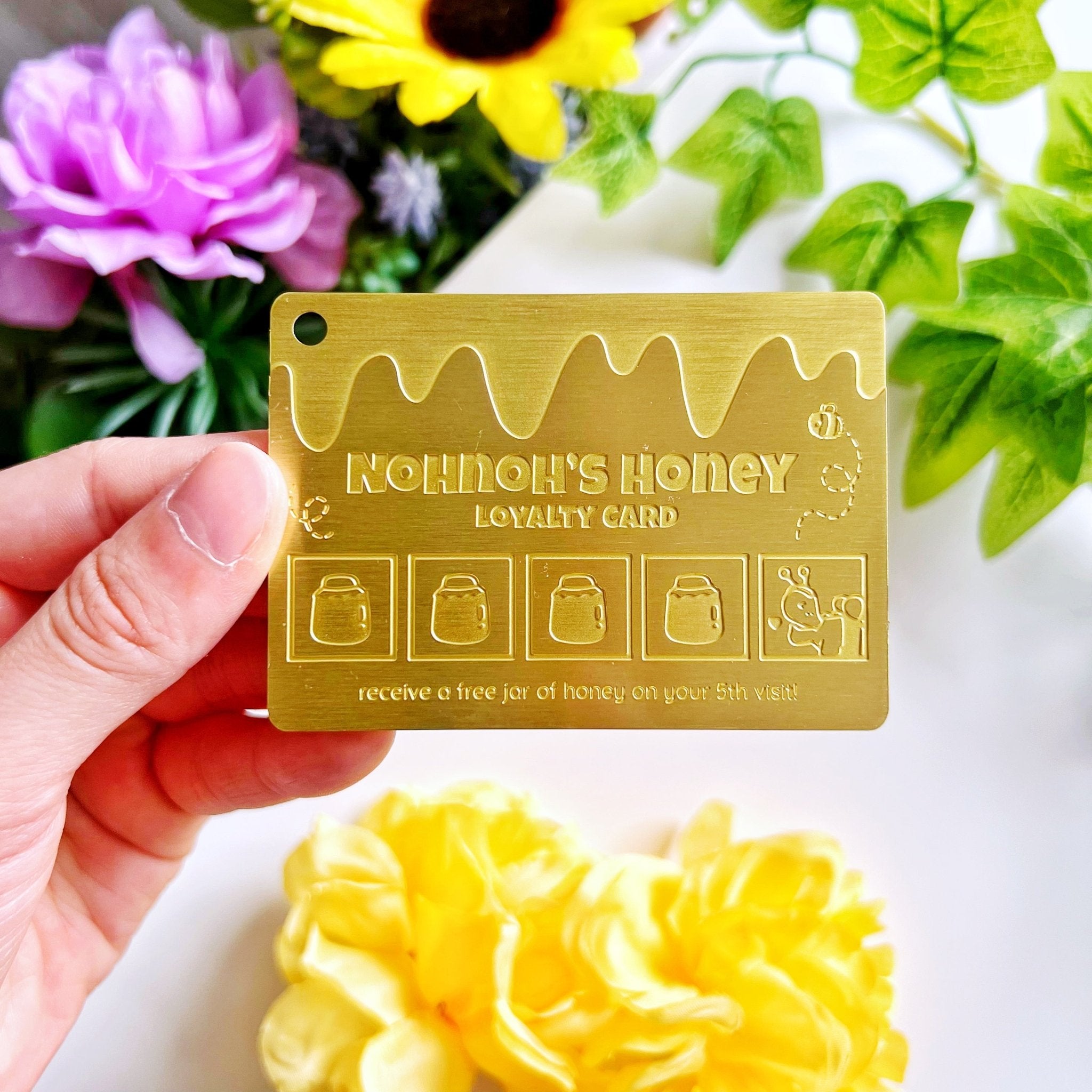 Metal Washi Cutter - Lil' Honey Shop Reward Card - SumLilThings
