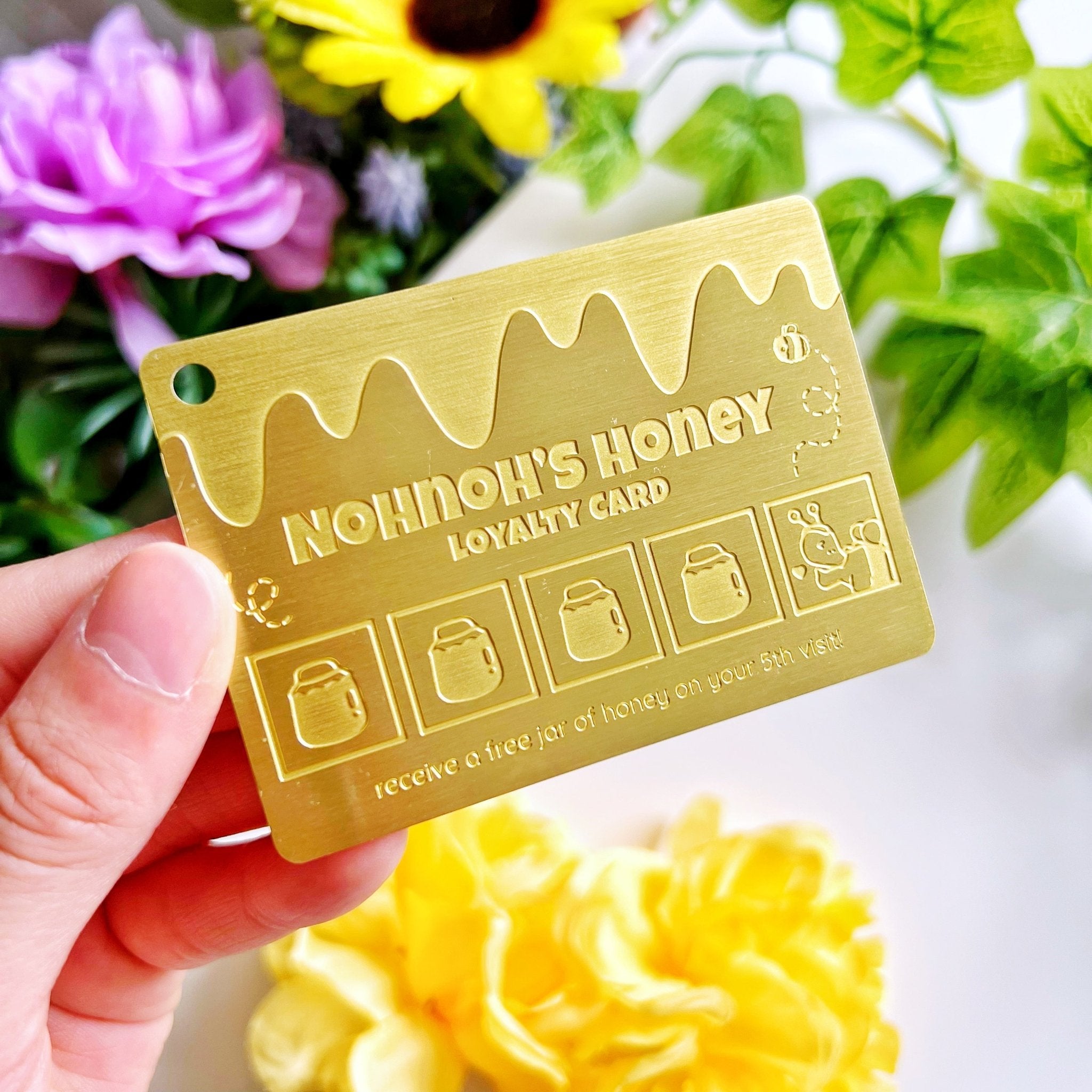Metal Washi Cutter - Lil' Honey Shop Reward Card - SumLilThings