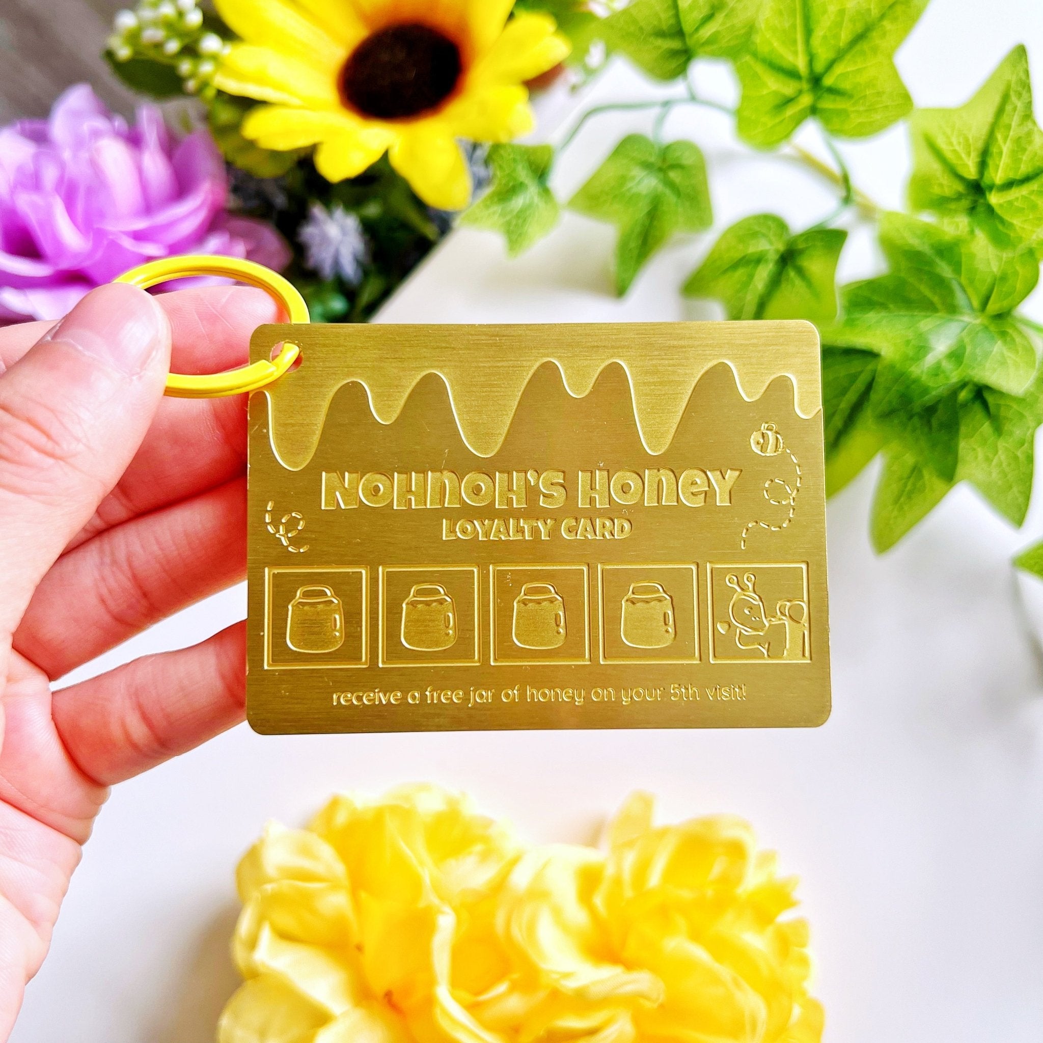 Metal Washi Cutter - Lil' Honey Shop Reward Card - SumLilThings