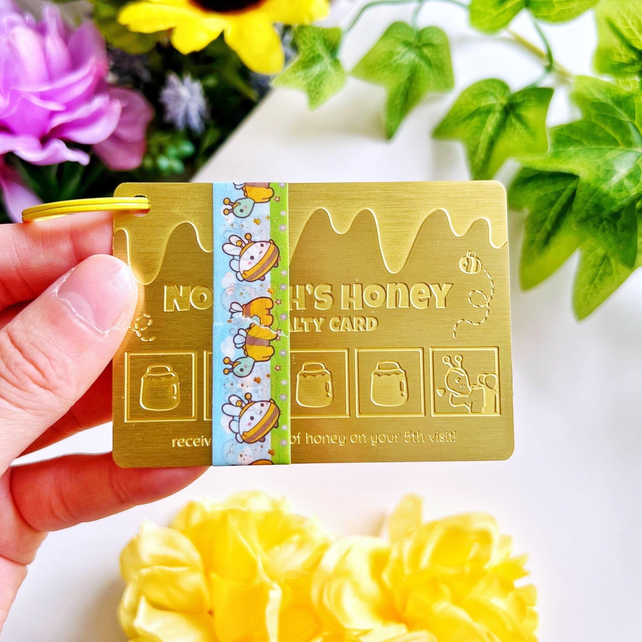 Metal Washi Cutter - Lil' Honey Shop Reward Card - SumLilThings