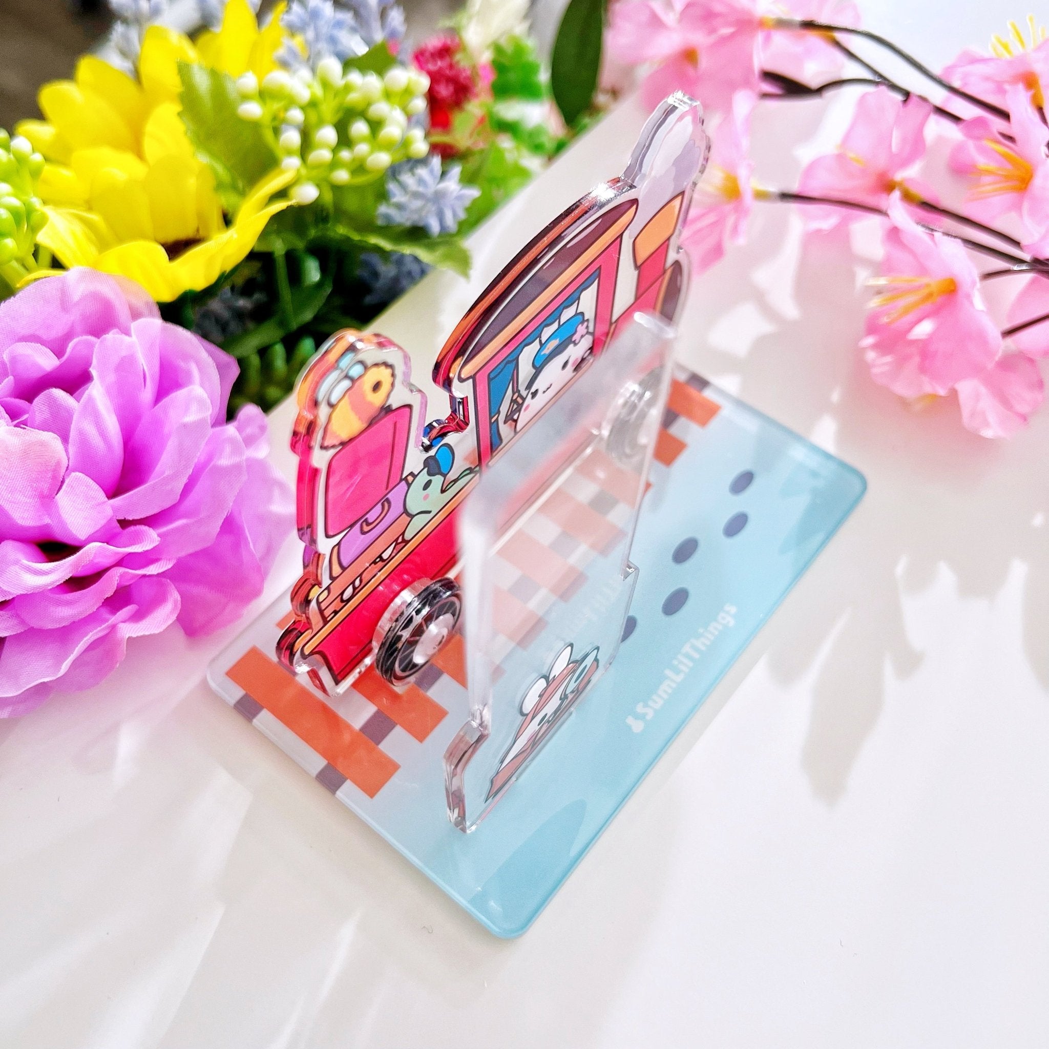 Misfit Express Train Station with Moving Train Washi Tower® - SumLilThings