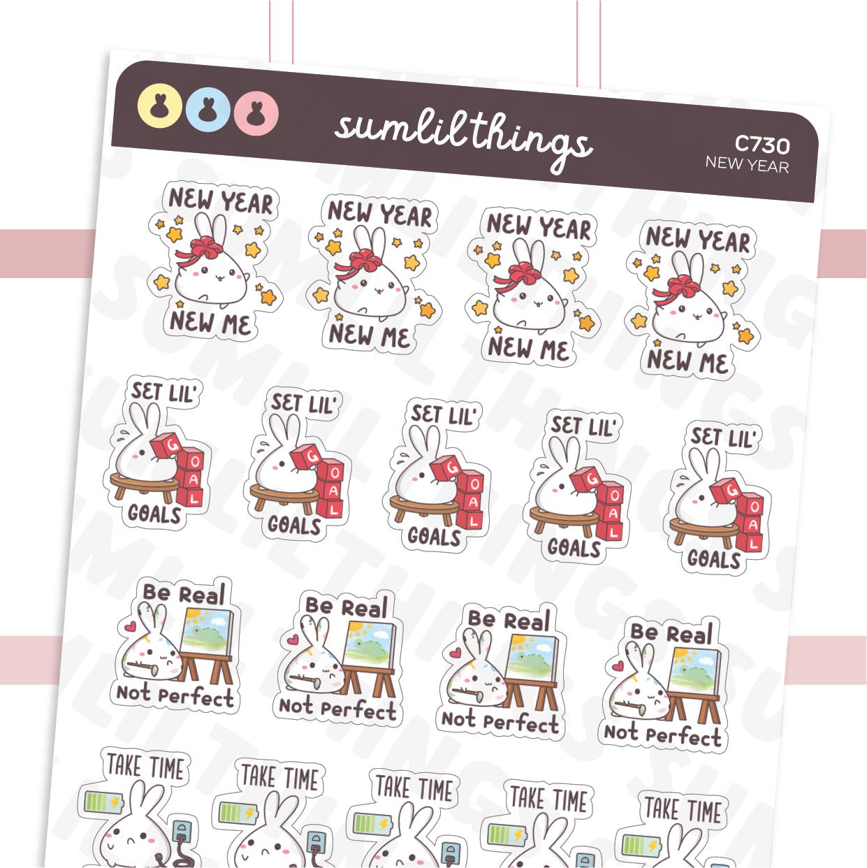 New Year New Me Stickers - SumLilThings