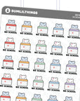 No School Stickers - SumLilThings