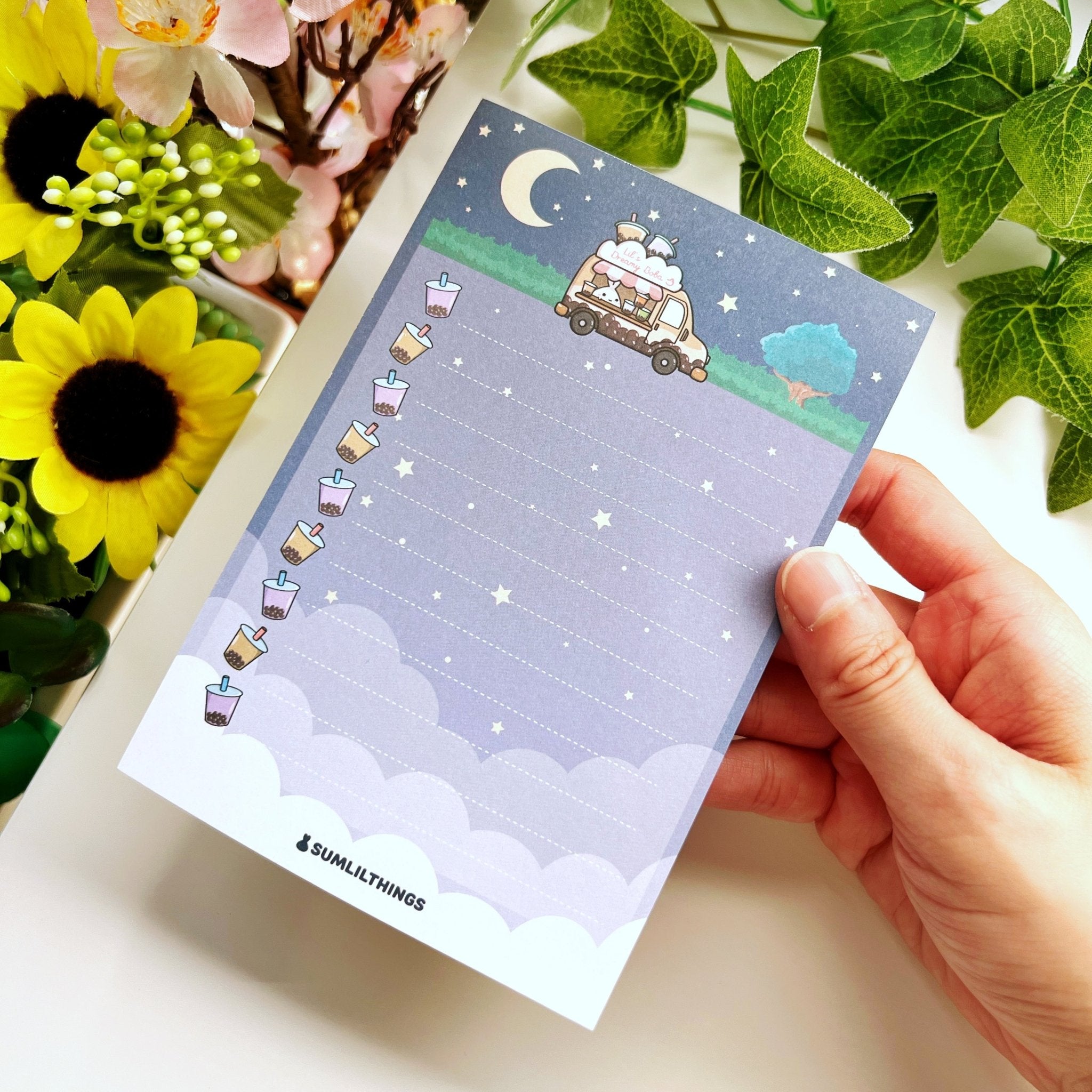 Notepad - Lil's Dreamy Boba - SumLilThings