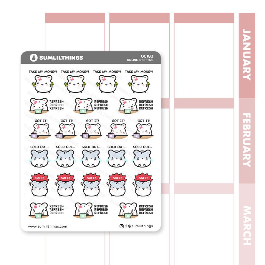 Online Shopping Stickers - SumLilThings