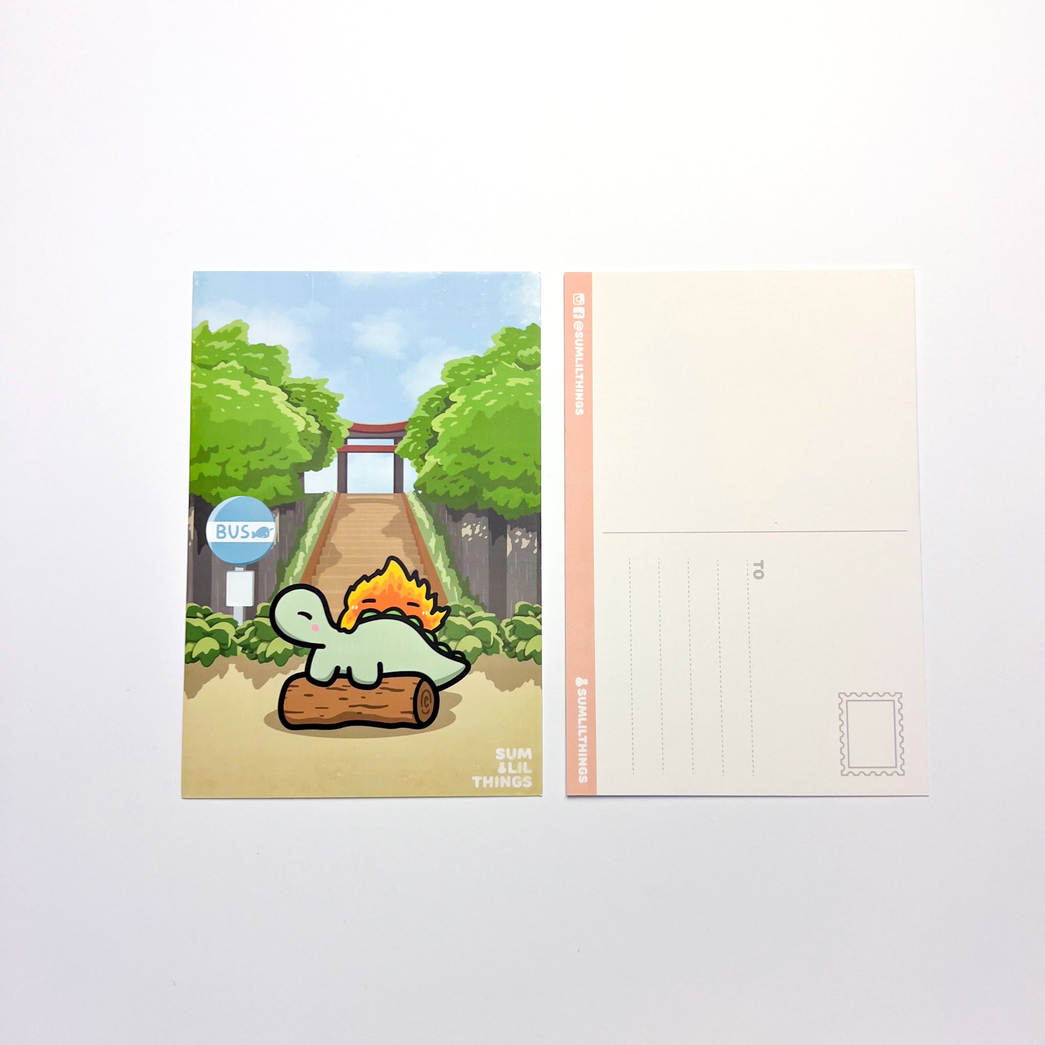 Postcard - Lil' Calicfer - SumLilThings