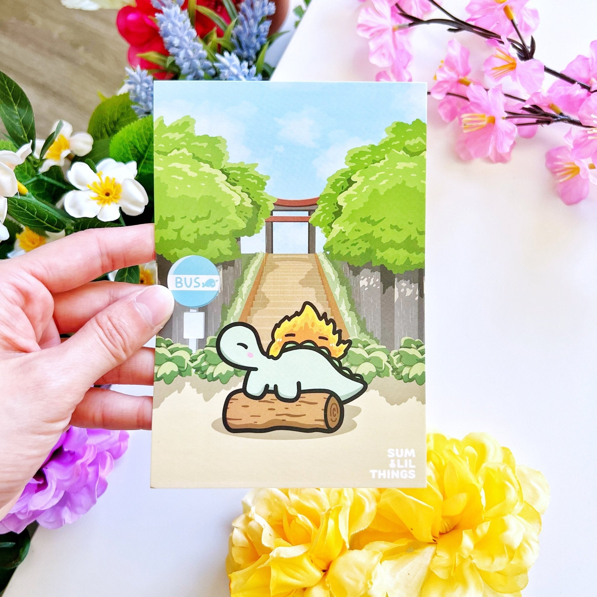 Postcard - Lil' Calicfer - SumLilThings