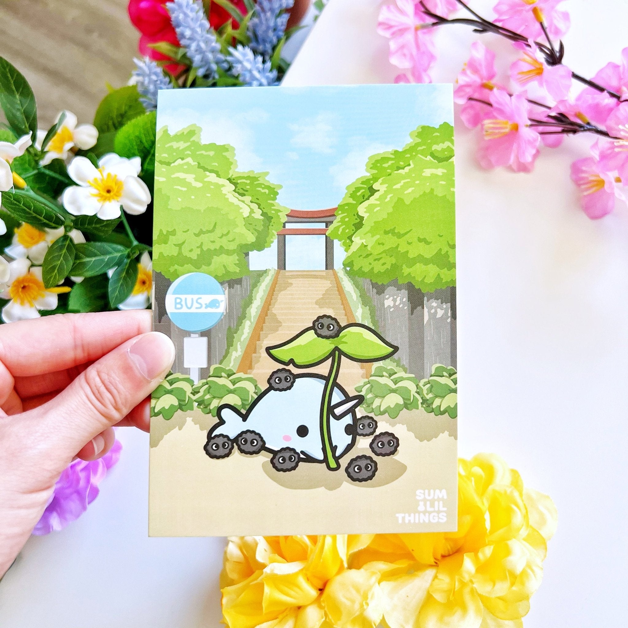 Postcard - Lil' Soot Spirits - SumLilThings