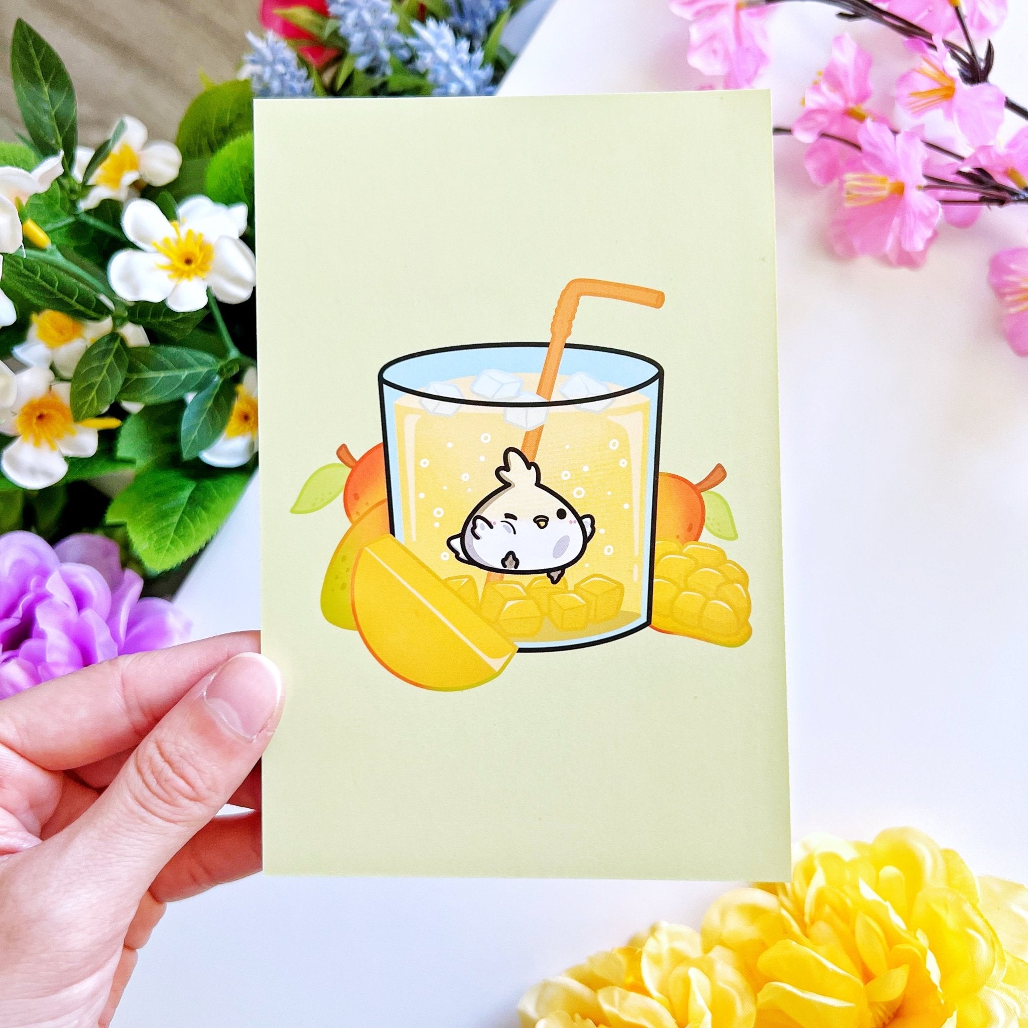 Postcard - Mango Soda (Chichi) - SumLilThings
