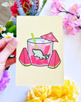 Postcard - Watermelon Soda (Nohnoh) - SumLilThings