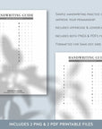 Practice Guide - Printed Handwriting (Digital Product) - SumLilThings
