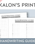 Practice Guide - Printed Handwriting (Digital Product) - SumLilThings