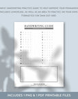 Practice Guide - Sharp Print Handwriting (Digital Product) - SumLilThings